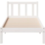  Dugi okvir kreveta bez madraca bijeli 100 x 220 cm od borovine | shoptok.hr