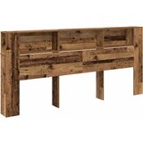  Glava kreveta s ormarićem Staro drvo 220 x 18,5 x 102,5 cm | shoptok.hr