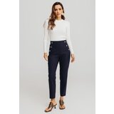 Legendww ženske teget pantalone sa zlatnim detaljima 2469-9146-05 cene