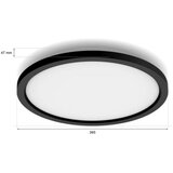 Philips LED prigušiva stropna svetiljka Hue AURELLE LED/21W/230V pr. 39,5 cm crna | Eponuda.com
