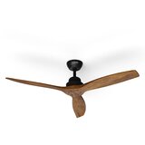 Klarstein Santa Elena 52", O 132 cm, stropni ventilator, 9 060 m3/h, lopatice iz pravega lesa, 6 nastavitev hitrosti, daljinski upravljalnik | Shoptok.si