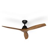 Klarstein Stropni ventilator Santa Elena 52", O 132 cm, 9.060 m3/h, lopatice od pravog drveta, 6 postavki brzine, daljinski upravljač | shoptok.hr