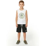 Otroški kompleti Boy Sets Tank + Bermuda Military Fluo Večbarvna