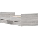  Kreveta s uzglavljem i podnožjem boja hrasta 75 x 190 cm | shoptok.hr