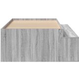  Krevetna konstrukcija sivi sonoma 100x200 cm | shoptok.hr