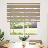 vidaXL Zebra senčilo peščeno rjava 120x150 cm tkanina širina 115,9 cm | Shoptok.si