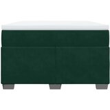 Box spring krevet s madracem tamnozeleni 120x200 cm baršunasti | shoptok.hr