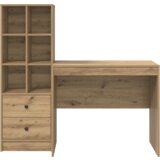 vidaXL Stol s pohranom Umjetni hrast Konstruirano drvo | shoptok.hr