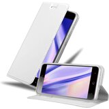 Cadorabo Ohišje, združljivo z ZTE Blade A612 v klasično srebrno - Zaščitni ovitek z magnetnim zapiranjem, stoječo funkcijo in režo za kartice, (20558932) | Shoptok.si