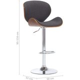  Barski stol sivo blago, (20817416) | Shoptok.si