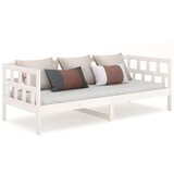  Dnevni ležaj bijeli 80 x 200 cm od masivne borovine | shoptok.hr