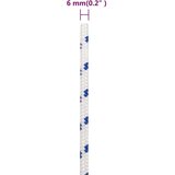 Brodski konop bijeli 6 mm 50 m od polipropilena | shoptok.hr
