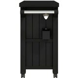  Servirni voziček 3 v 1 črn polipropilen, (20766794) | Shoptok.si