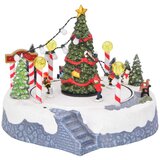 vidaXL Božična vas večbarvno 22 x 21,5 x 17 cm Plastika | Shoptok.si