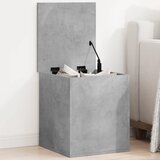  The Living Store Škatla za shranjevanje betonsko siva 40x42x46 cm inženirski les - Škatla Za Shranjevanje, (21485914) Cene