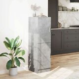 vidaXL Kuhinjska omarica betonsko siv 38x41,5x131,5 cm inž. les | Shoptok.si