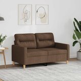  Dvosjed od tkanine smeđi 120 cm | shoptok.hr