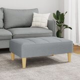  Tabure svjetlosivi 77x55x31 cm od tkanine Siva | shoptok.hr