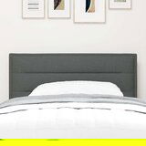 vidaXL Naslon za glavo Temno siva Les 80 x 7 x 78 cm Trajno | Shoptok.si