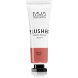 MUA Makeup Academy Blushed Liquid Blusher tekuće rumenilo nijansa Rouge Noir 10 ml
