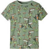  Dječja pidžama s kratkim rukavima svijetla kaki boja 116 | shoptok.hr