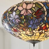 Endon 111887 - Luster na lancu Tiffany SULLIVAN 3xE27/10W/230V prečnik 57 cm | Eponuda.com