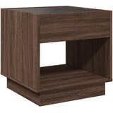  Noćni ormarić s beskonačnim LED boja smeđeg hrasta 50x50x50 cm | shoptok.hr