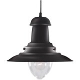 Searchlight 4301BK - Luster na sajli FISHERMAN 1xE27/60W/230V crni | Eponuda.com