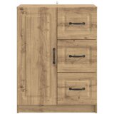  Kreveta Hrast artisan 66 x 34,5 x 87 cm Konstruirano drvo | shoptok.hr