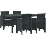  Vrtni set za objed 5 pcs Antracit Polt ratan | Eponuda.com