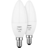 Philips Hue LED Lamp E14 2-Pack Set 5,5W 470lm White - pametne žarulje | shoptok.hr