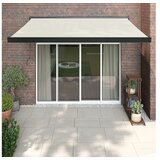 vidaXL Tenda na uvlačenje krem 3 5 x 2 5 m od tkanine i aluminija | shoptok.hr