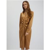 Orsay Brown Women's Suede Sheath Dress - Women Cijene