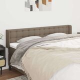  Uzglavlje s ušima smeđesivo 203x16x78/88 cm od tkanine | shoptok.hr