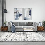 vidaXL Klubske mizice 2 kosa dimljeni hrast 50x50x40 cm inženirski les Cene