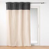Douceur d intérieur Antracitno siva/bež zavjesa 140x240 cm Tessa – Cijene