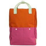 Sticky Lemon Nahrbtniki Colourblocking Backpack - Gravel Orange Oranžna Cene