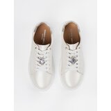 Sergio Leone White and silver sneakers with a leather pin by | shoptok.hr