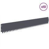  Ograda oko Travnjaka 10 pcs 103 x 15 cm Čelik Antracit | Eponuda.ba