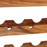  Stalak za vino Smeđa 100 x 45 x 33 cm Čvrsto drvo akacije | shoptok.hr