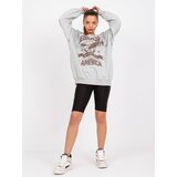 FANCY Sweatshirt-FA-BL-7667.84P-light gray | Shoptok.si