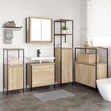  Set namještaja za kupaonicu Zidne 5 pcs Bež Konstruirano drvo | shoptok.hr
