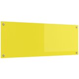 vidaXL Kuhinjska obloga Rumena 110x40x0,6 cm Temperirano steklo, (22094924) | Shoptok.si