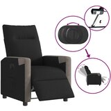  Električni naslonjač od tkanine crni | shoptok.hr