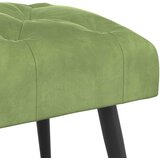  Klupa s gumbastim tkanjem Svijetlo zelena 60 x 40 x 45 cm | shoptok.hr