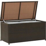  Vrtna kutija za pohranu od poliratana 100 x 50 x 50 cm smeđa | shoptok.hr