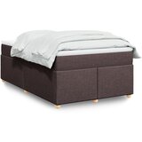 Maison Chic Box spring postelja - Vzmetna postelja z vzmetnico temno rjav 120x200 cm blago SL5369, (21904406) | Shoptok.si