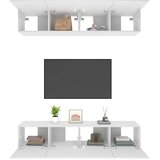 TV ormarići 4 kom bijeli 80 x 30 x 30 cm od konstruiranog drva | Eponuda.com