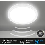 XXXL Briloner - LED stropno kupatilsko svetlo sa senzorom MOVE LED/18W/230V IP44, prečnika 29 cm, crne boje | Eponuda.com