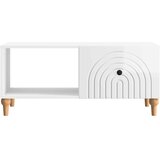  Kava Stol Bijela visokog sjaja 90 x 50 x 40 cm | Eponuda.com